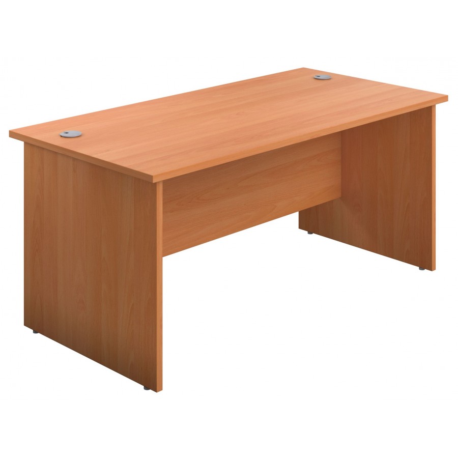 Olton Panel End 800mm Deep Straight Office Desk